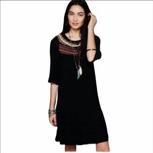 Free People boho beaded shift dress Size Small